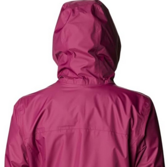 Columbia Raspberry Red Arcadia II Waterproof Rain Jacket - Picture 2 of 5